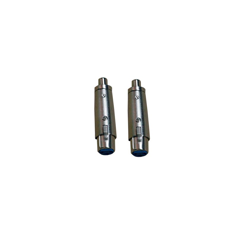 KARMA CA 8236 COPPIA ADATTATORI AUDIO XLR E RCA FEMMINA