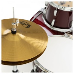 PEARL ROADSHOW RS525SC/C91 RED WINE BATTERIA ACUSTICA 5 PEZZI CON PIATTI SABIAN E SGABELLO