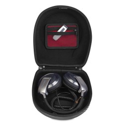 UDG U8202SL CREATOR HEADPHONE CASE LARGE SILVER PU CUSTODIA RIGIDA CUFFIE ARGENTO