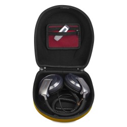 UDG U8202YW CREATOR HEADPHONE CASE LARGE YELLOW PU CUSTODIA RIGIDA CUFFIE GIALLO