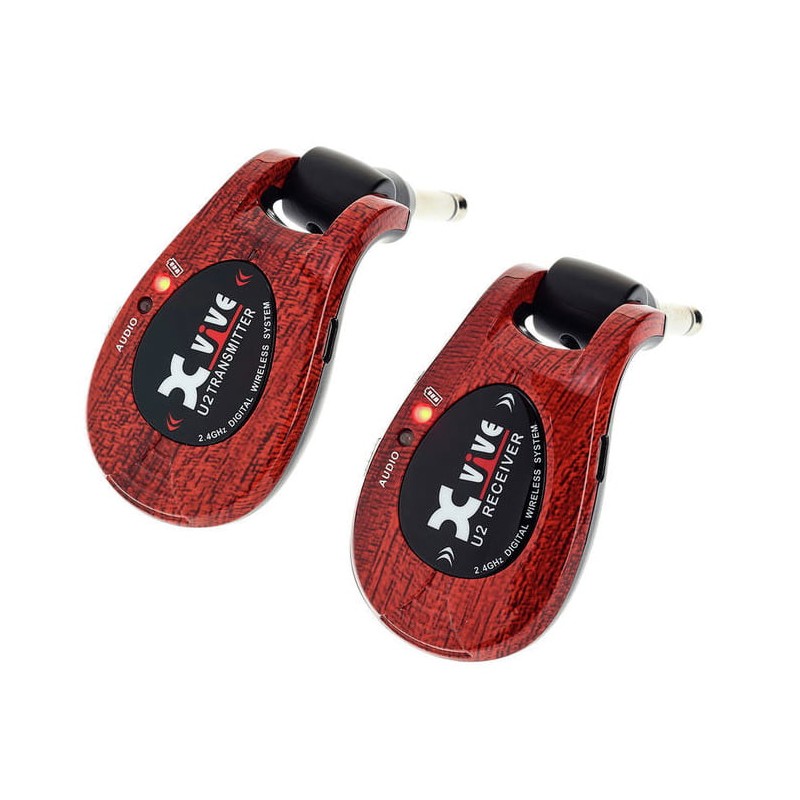 XVIVE U2 RADIOMIROFONO TRASMETTITORE-RICEVITORE SISTEMA RADIO WIRELESS DIGITALE 2.4GHZ DUAL USB RICARICABILE 5 ORE SIGNATURE THO