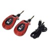 XVIVE U2 RADIOMIROFONO TRASMETTITORE-RICEVITORE SISTEMA RADIO WIRELESS DIGITALE 2.4GHZ DUAL USB RICARICABILE 5 ORE SIGNATURE THO