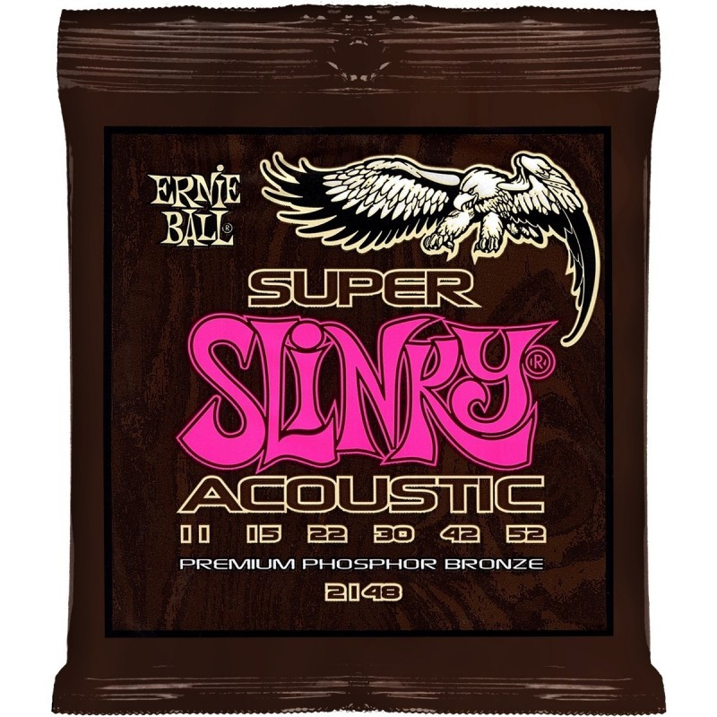 ERNIEBALL SUPER SLINKY ACOUSTIC MUTA PER CHITARRA ACUSTICA 2148 11-52