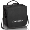 TECHNICS BACKBAG BLACK-SILVER ZAINO NERO SCRITTA ARGENTO