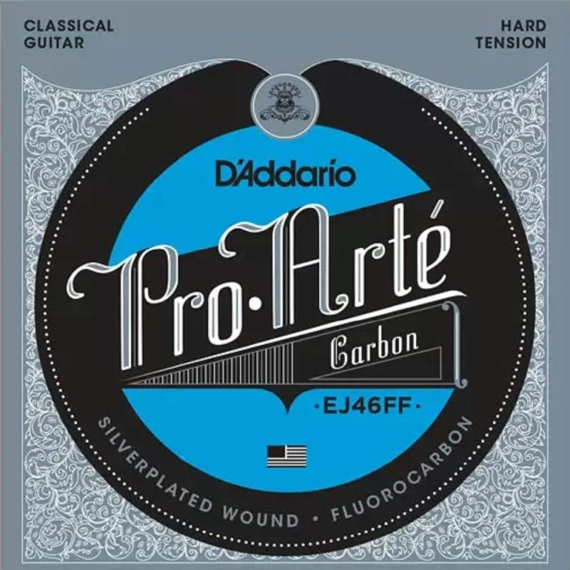D' ADDARIO EJ46FF PRO-ARTE' CORDIERA IN FLUOROCARBONIO PER CHITARRA CLASSICA SILVER WOUND
