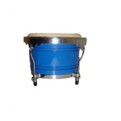 EXTREME BG279 BL BONGO STANDARD COLORE BLUE PELLE NATURALE 4 ROBUSTI TIRANTI 7"- 9"