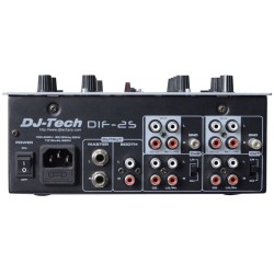 DJ TECH DIF 2S MIXER DJ 2 CANALI ROSA