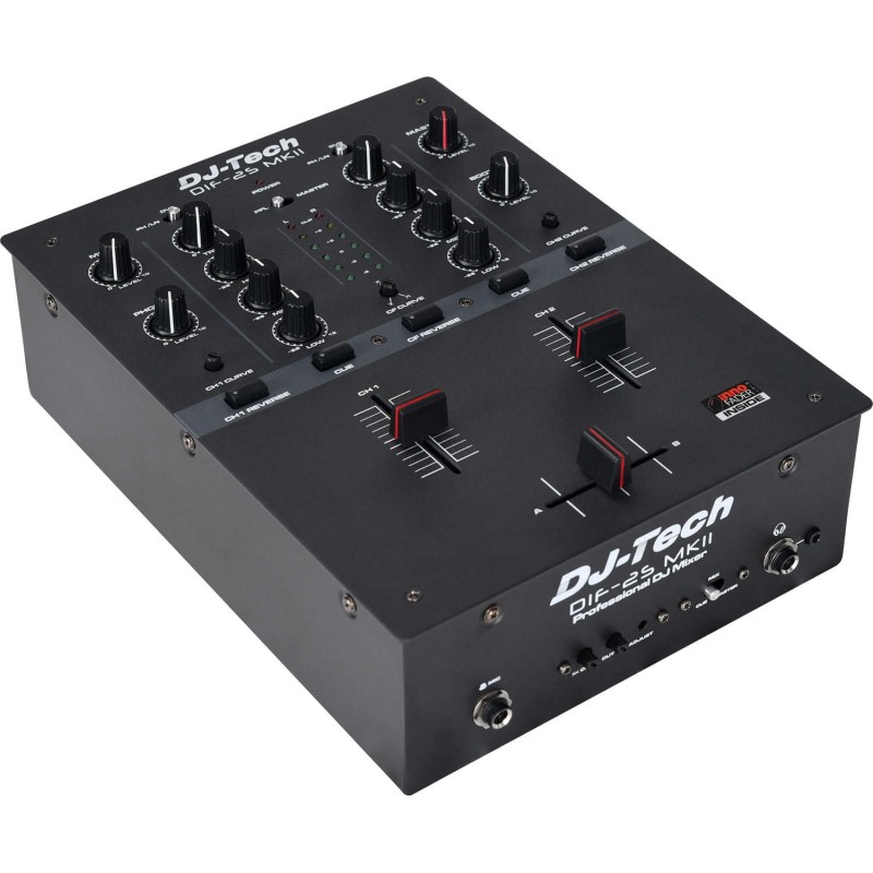 DJ TECH DIF 2S MKII SCRATCH MIXER 2 CANALI