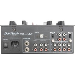 DJ TECH DIF M2 MIXER SCRATCH PER DJ 2 CANALI