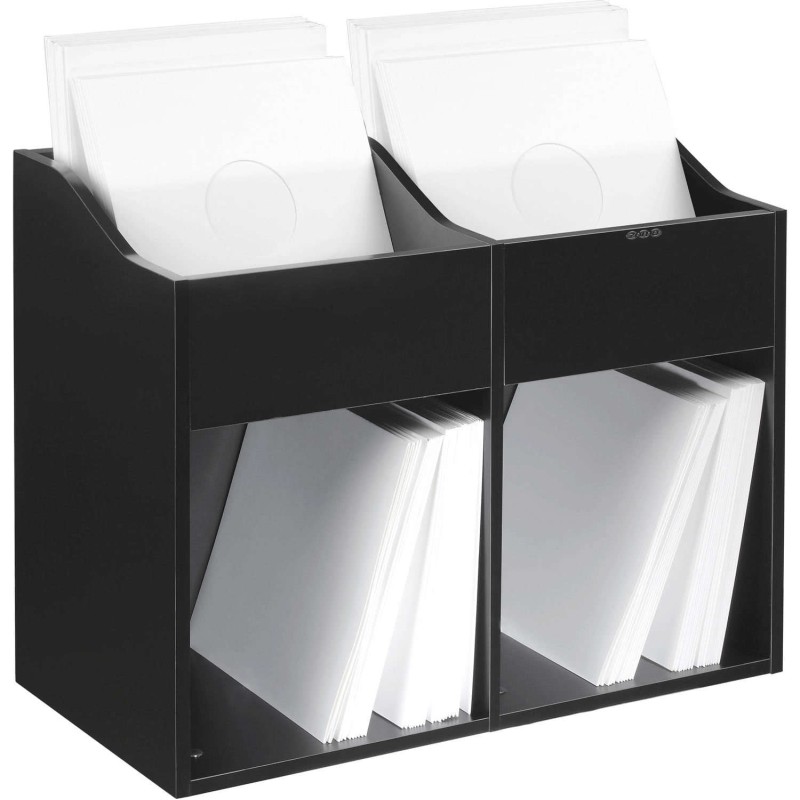 ZOMO VS-BOX200/2 BK BOX PORTA VINILI IN LEGNO COLORE NERO