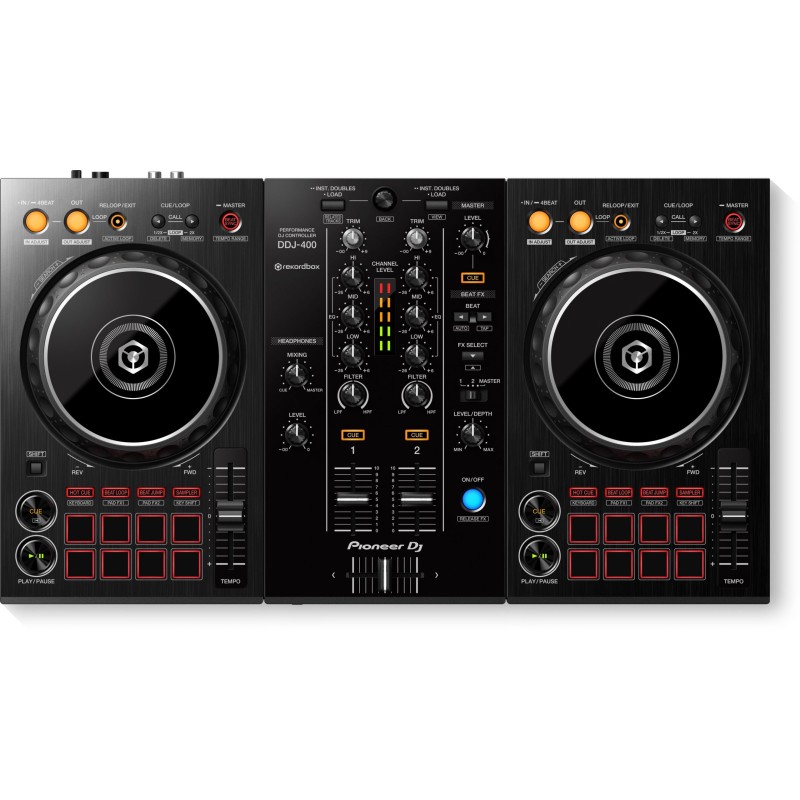 PIONEER DDJ 400 CONTROLLER 2 CANALI PER REKORDBOX DJ