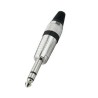 EXTREME CONNETTORE JACK TRS STEREO VOLANTE 1/4" 6,3mm COLORE NERO