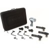 SHURE DMK 57-52 KIT MICROFONI PER BATTERIA COMPOSTO DA 3 SM 57 + 1 BETA 52 + 3 SUPPORTI MONTAGGIO A56D