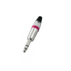 EXTREME CONNETTORE JACK TRS STEREO VOLANTE 1/4" 6,3mm COLORE ROSSO