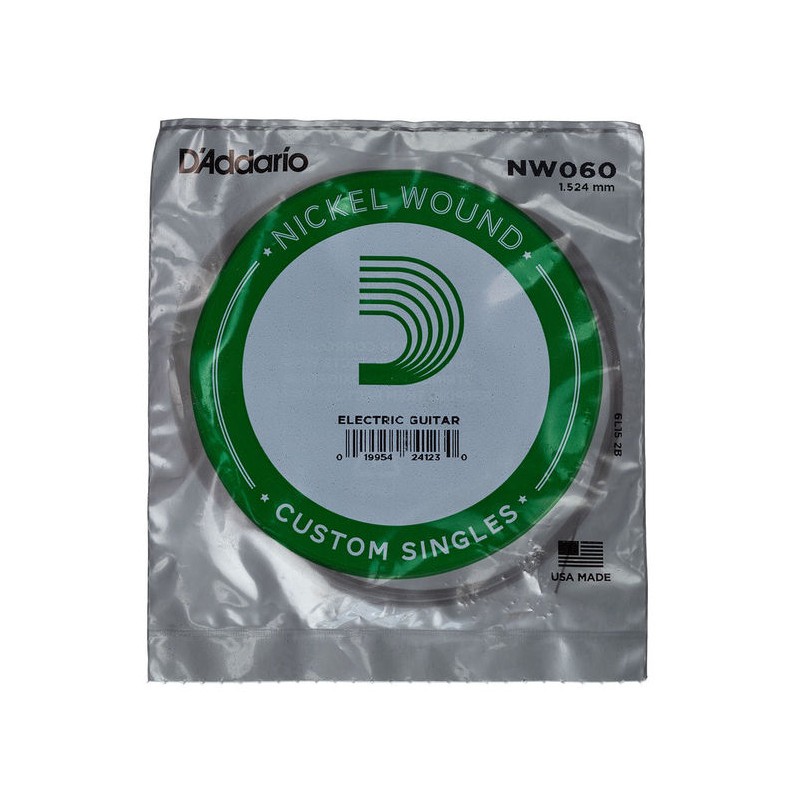 D'ADDARIO NW060 CORDA SINGOLA PER CHITARRA ELETTRICA