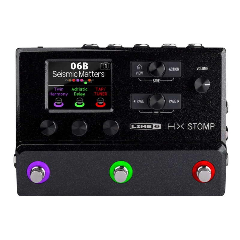 LINE 6 HX STOMP BOX PEDALIERA MULTIEFFETO PER CHITARRA CON SIMULAZIONI AMPLIFICATORI E CABINET