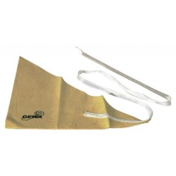 GEWA 755900 SPAZZOLINO PANNO PER CLARINETTO SCOVOLINO IN PELLE CON CORDINO