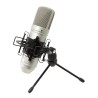 TASCAM TM80 MICROFONO A CONDENSATORE CARDIOIDE + ASTA DA TAVOLO + SUPPORTO ELASTICO SHOCKMOUNT + CAVO
