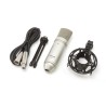 TASCAM TM80 MICROFONO A CONDENSATORE CARDIOIDE + ASTA DA TAVOLO + SUPPORTO ELASTICO SHOCKMOUNT + CAVO