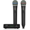 BEHRINGER ULM302 MIC DOPPIO RADIOMICROFONO PALMARE WIRELESS DIGITALE 2,4 GHz