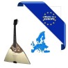 HORA PRIM BALALAIKA PRIMA SOPRANO 3 CORDE MADE IN EUROPE TOP ABETE MASSELLO CORPO ACERO MASSELLO MANICO FAGGIO TASTIERA PALISSAN
