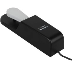 ALCTRON PS-1 PEDALE SUSTAIN ROBUSTO MAGGIORATO TIPO PIANO A GAMBA LUNGA PIANOFORTE DIGITALE TASTIERA CAVO E SWITCH INVERSIONE PO