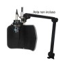 ALCTRON PF52 BLACK SCHERMO ANTI RIFLESSIONI E SUPPORTO MICROFONI DA STUDIO DA TAVOLO SCRIVANIA REGOLABILE