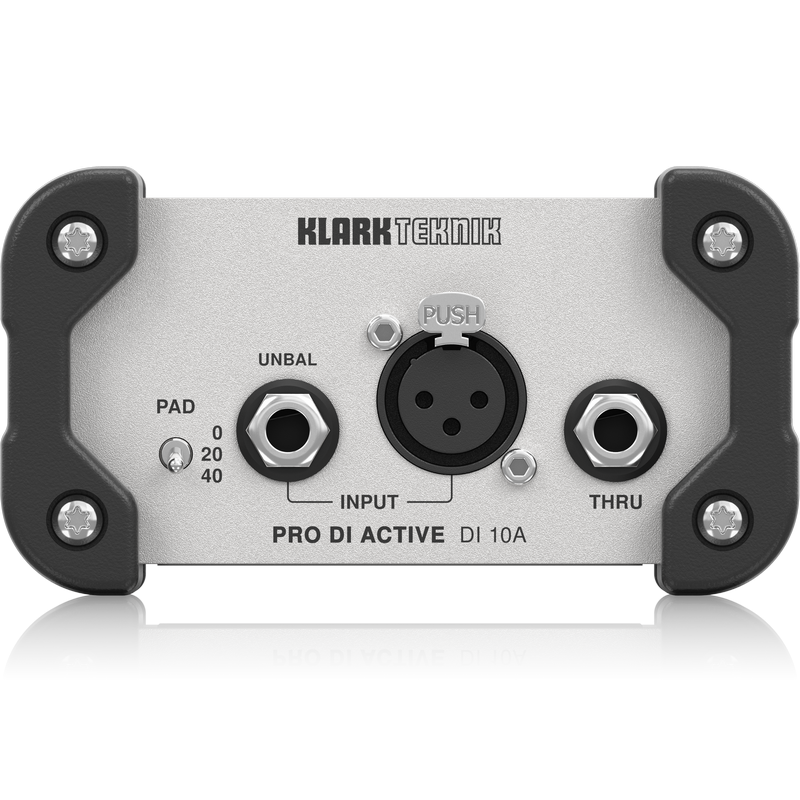 KLARK TEKNIK DI 10A DI BOX ATTIVA CON TRASFORMATORI MIDAS ALIMENTAZIONE PHANTOM / BATTERIA 9V