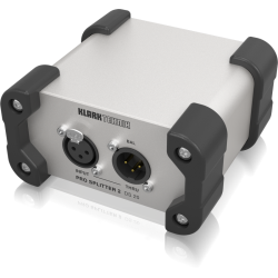 KLARK TEKNIK DS20 SPLITTER PASSIVO 1 IN 2 OUT CON TRASFORMATORE MIDAS E GAMMA DINAMICA ESTESA