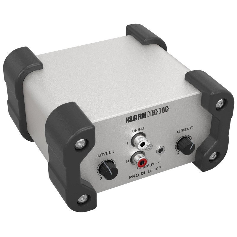 KLARK TEKNIK DI-10P DI-BOX PASSIVA INPUT STEREO TRASFORMATORE MIDAS USCITA MONO SOMMATA