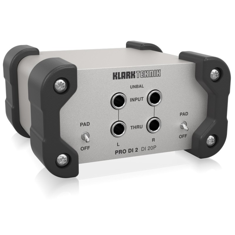 KLARK TEKNIK DI-20P DI-BOX PASSIVA STEREO TRASFORMATORI MIDAS USCITA MONO SOMMATA