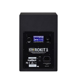 KRK RP5-G4 ROKIT MONITOR DA STUDIO 55 WATT BIAMPLIFICATO WOOFER 5" NERO + DSP ROOM TUNING TRAMITE APP