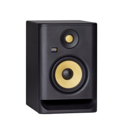 KRK RP5-G4 ROKIT MONITOR DA STUDIO 55 WATT BIAMPLIFICATO WOOFER 5" NERO + DSP ROOM TUNING TRAMITE APP