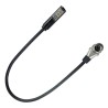 KLARK TEKNIK LED LAMP 18 RA LAMPADA FLESSIBILE LED A COLLO D'OCA CON CONNETTORE XLR 4 POLI CURVO