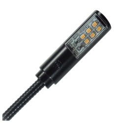 KLARK TEKNIK LED LAMP 18 RA LAMPADA FLESSIBILE LED A COLLO D'OCA CON CONNETTORE XLR 4 POLI CURVO