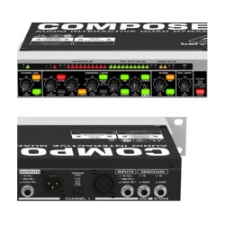 BEHRINGER MDX2600 COMPOSER PRO-XL COMPRESSORE PROCESSORE DINAMICA SIMULAZIONE VALVOLARE