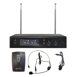EXTREME WM1000D-HL RADIOMICROFONO VHF AD ARCHETTO E LAVALIER + TRASMETTITORE BODYPACK + RICEVITORE TRUE DIVERSITY CON DISPLAY LC