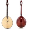 DOMRA 4 CORDE ( BALALAIKA ) MADE IN EUROPE TOP ABETE MASSELLO FONDO FASCE ACERO MASSELLO MANICO ACERO SCALA 350mm