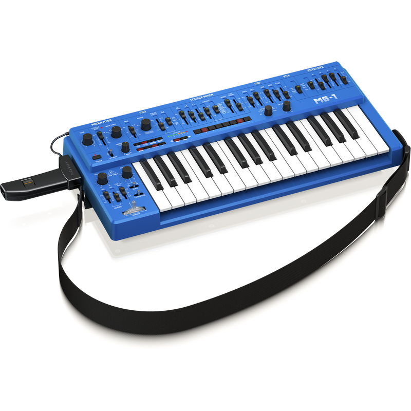 BEHRINGER MS1 BL SINTETIZZATORE ANALOGICO 32 TASTI SEMI-PESATI ARPEGGIATORE E SEQUENCER INCORPORATI