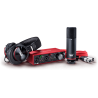 FOCUSRITE SCARLETT STUDIO PACK BUNDLE ( 3RD GEN ) SCARLETT 2I2 + MICROFONO CM25 MKIII + CUFFIA HP60MKIII + CAVO + PROTOOLS INTER