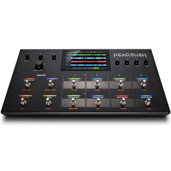 HEADRUSH LOOPERBOARD LOOPER STEREO 4 TRACCE CON DISPLAY 7" TOUCH ALTA RISOLUZIONE ED EFFETTI