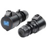 PCE-223-6X PRESA CEE 32A 3P (1P+N+T) 230V IP44 3POLI FEMMINA NERA MIDNIGHT SERIE BLACK SOCKET