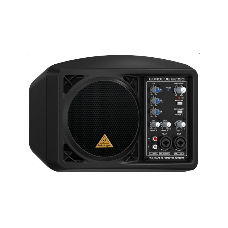 BEHRINGER B205D EUROLIVE SPEAKER WOOFER 5,25" 150 WATT CASSA MONITOR CON MIXER