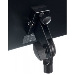KONIG & MEYER 18805 SUPPORTO LEGGIO PER SPARTITI CON FILETTATURA 3/8" PER ASTA MICROFONICA O SUPPORTI UNIVERSALI K&M
