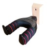 EXTREME GS-WALL SUPPORTO A MURO PER CHITARRA CON MECCANISMO AUTOBLOCCANTE COLORE NERO E ROSSO