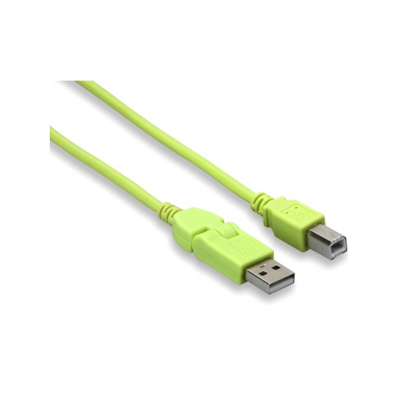 BEATPORT DJ CABLES USB 3MT CAVO USB 2.0 HI-SPEED USB-A/USB-B 3 METRI COLORE VERDE