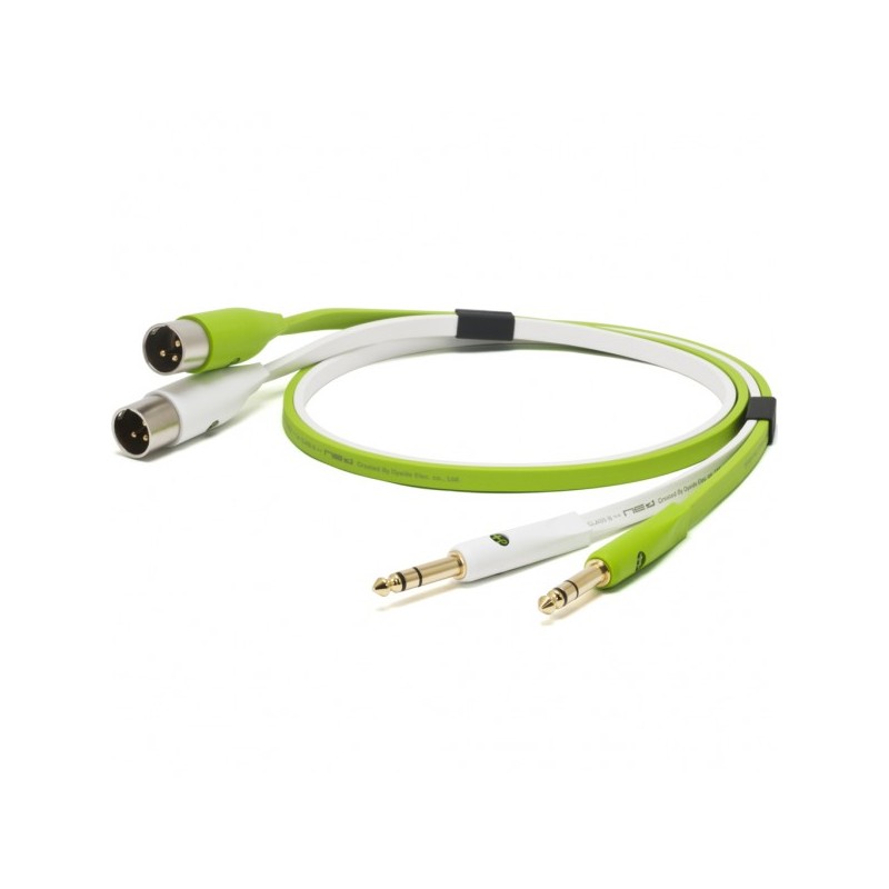 NEO OYAIDE D+ 1/4" TXM CLASS B 5 MT CAVO DI LINEA BILANCIATO JACK 1/4" - XLR MASCHIO 5 METRI